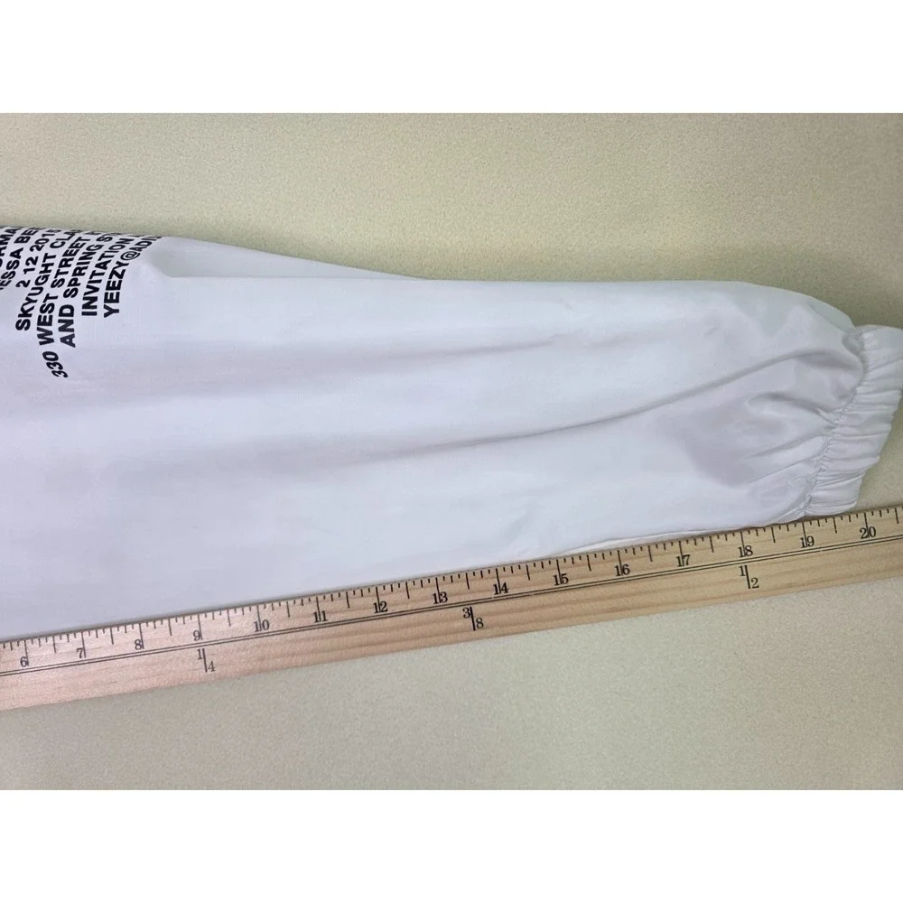 Adidas X Kanye West Yeezus‎ Tour Wind Jacket Size M White Black Windbreaker Rare